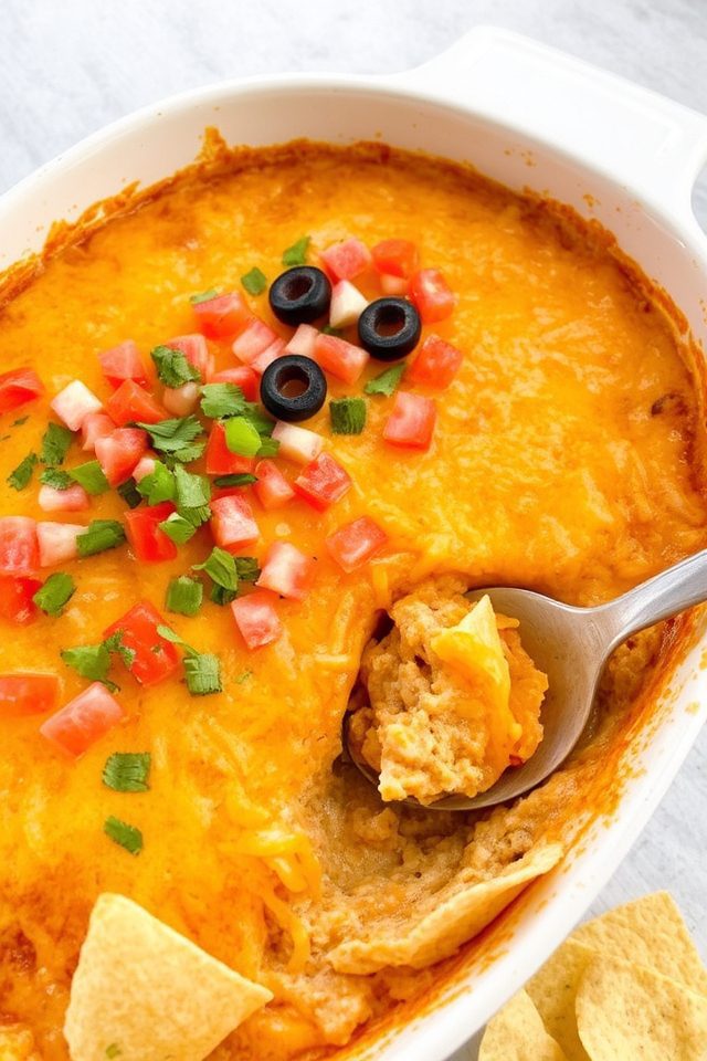tasty baked taco dip