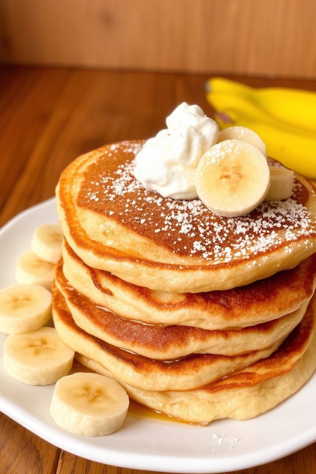 tasty banana pancake treat