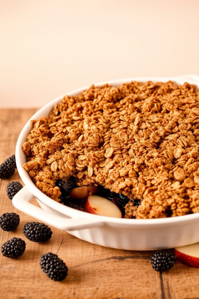 tender crunchy fruit dessert