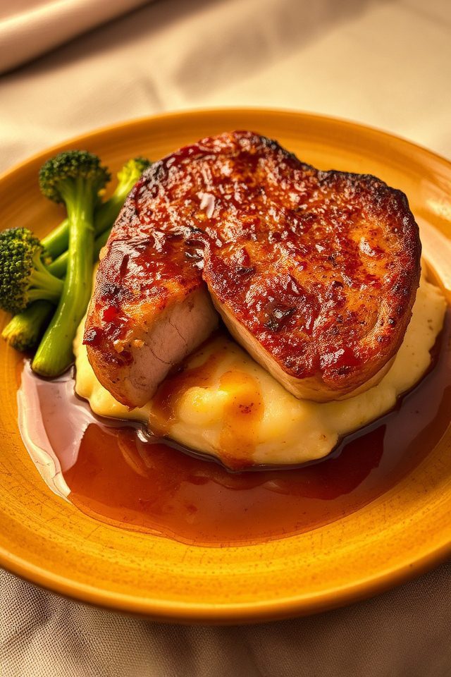 tender juicy pork chops