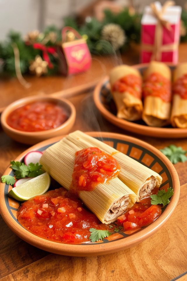 tender meat corn tamales