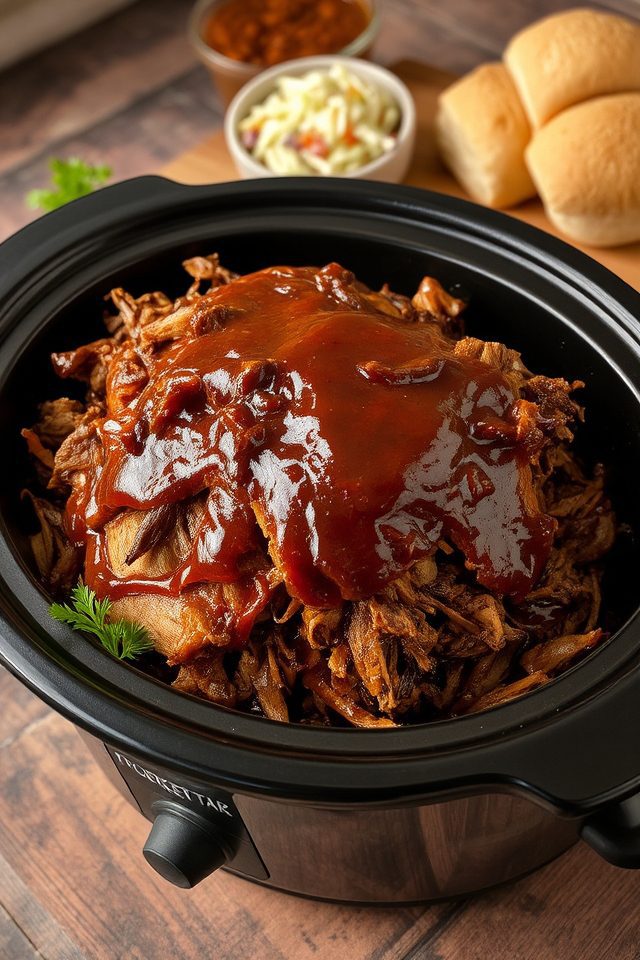 tender pulled pork sandwiches