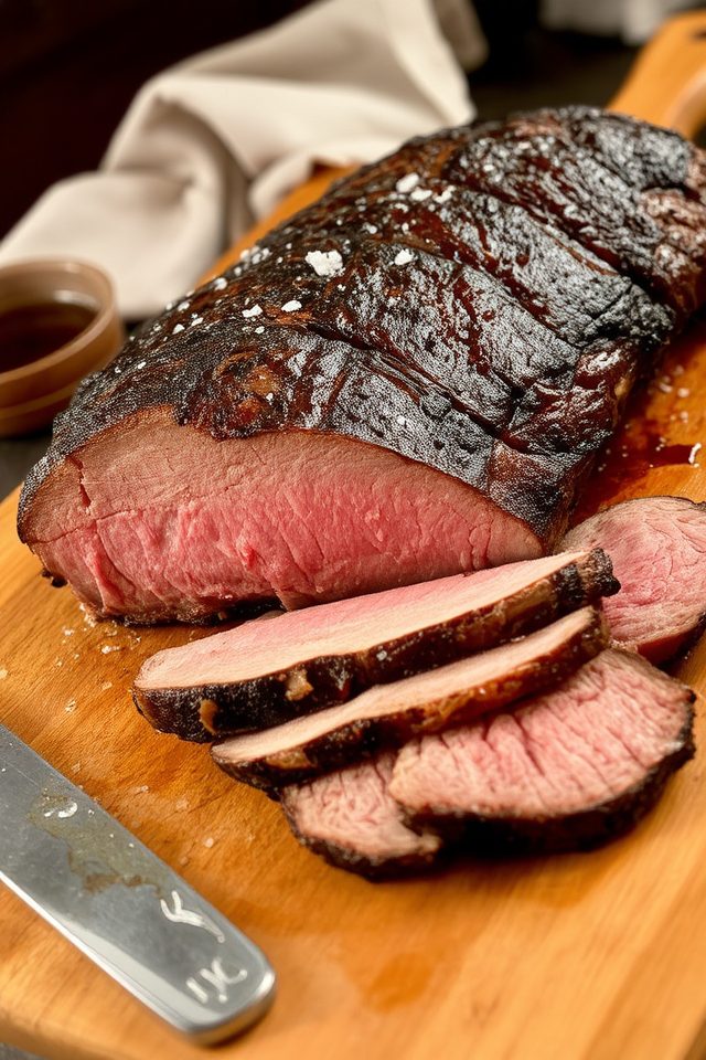 tender salt seasoned brisket