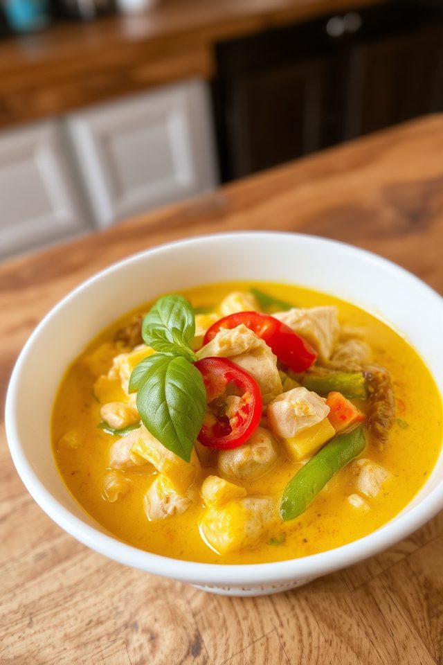 thai chicken crockpot curry