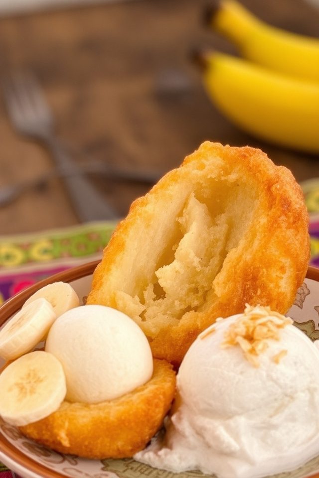 thai coconut banana dessert
