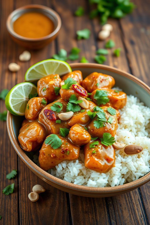 thai inspired slow cooker dish