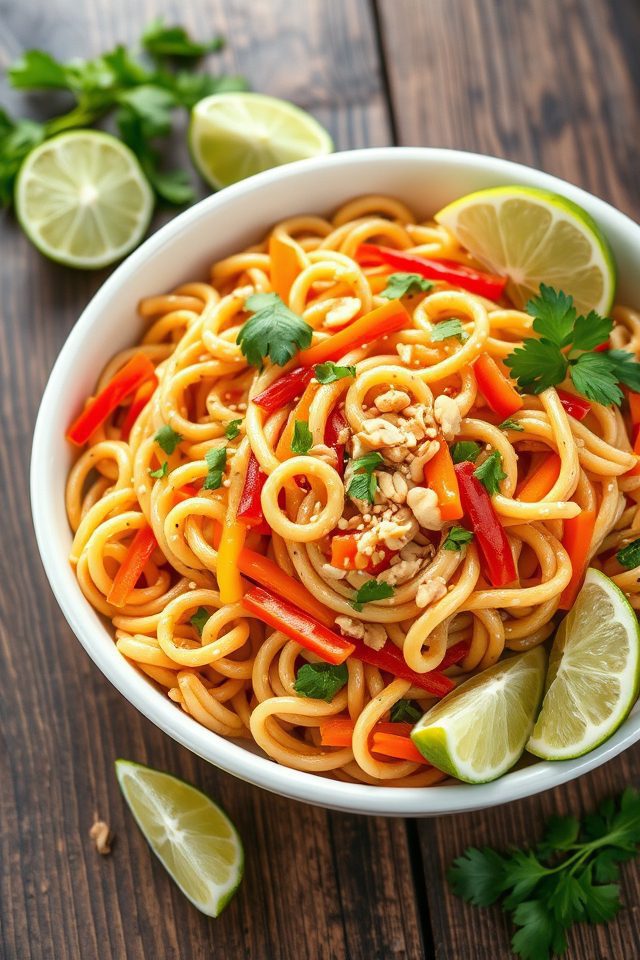 thai inspired spicy salad