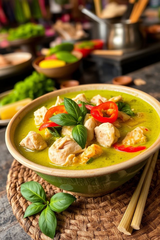 thai style chicken curry