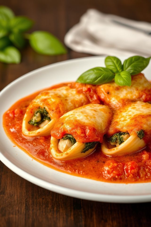 tofu spinach pasta bake