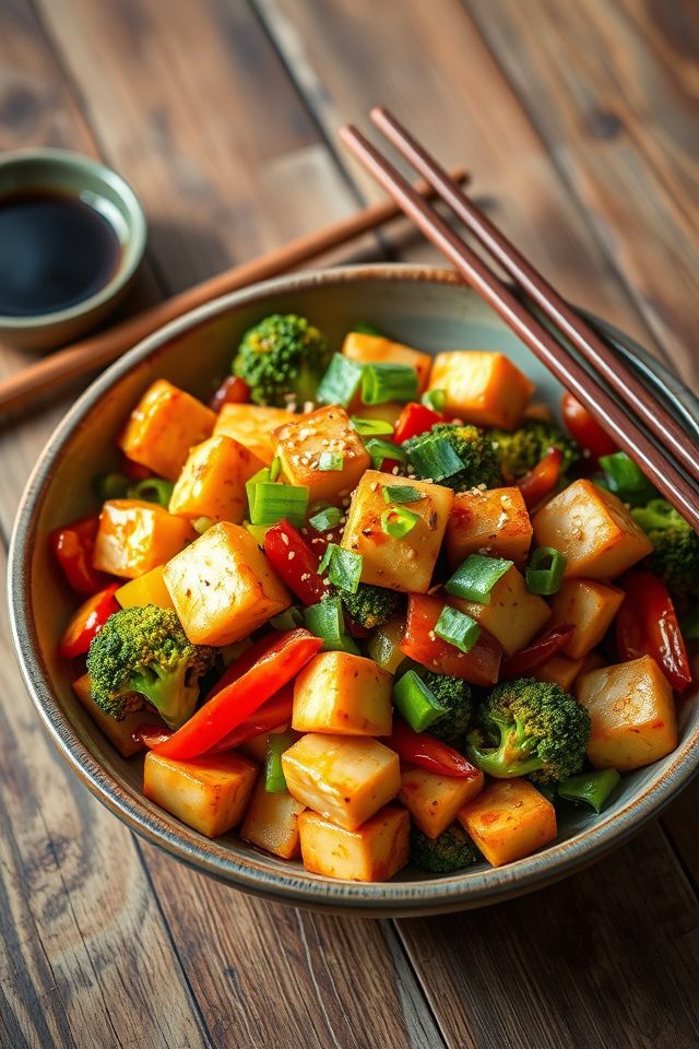 tofu vegetable stir fry
