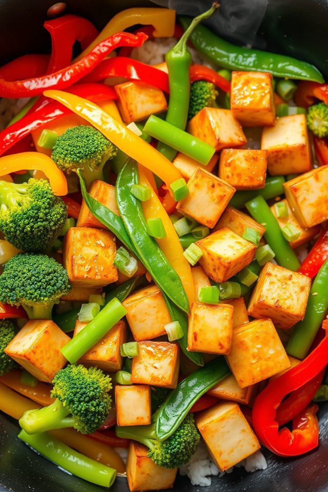 tofu vegetable stir fry