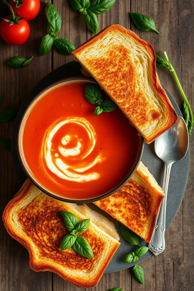 tomato basil soup combo