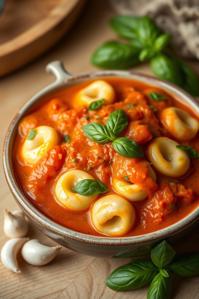 tomato basil tortellini pasta