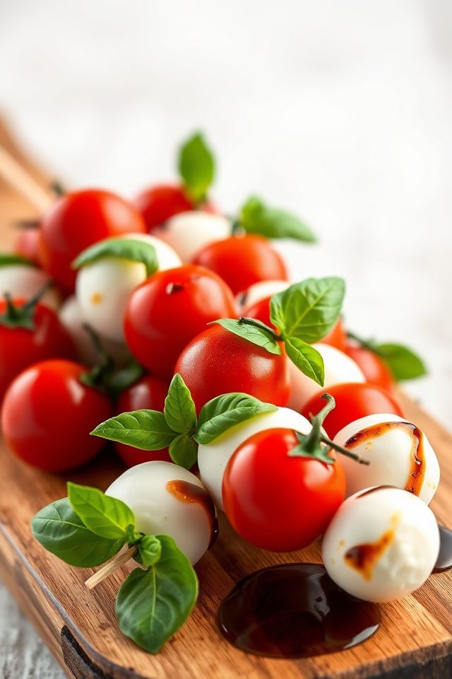 tomato mozzarella appetizer bites