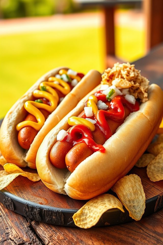 traditional baseball stadium food
