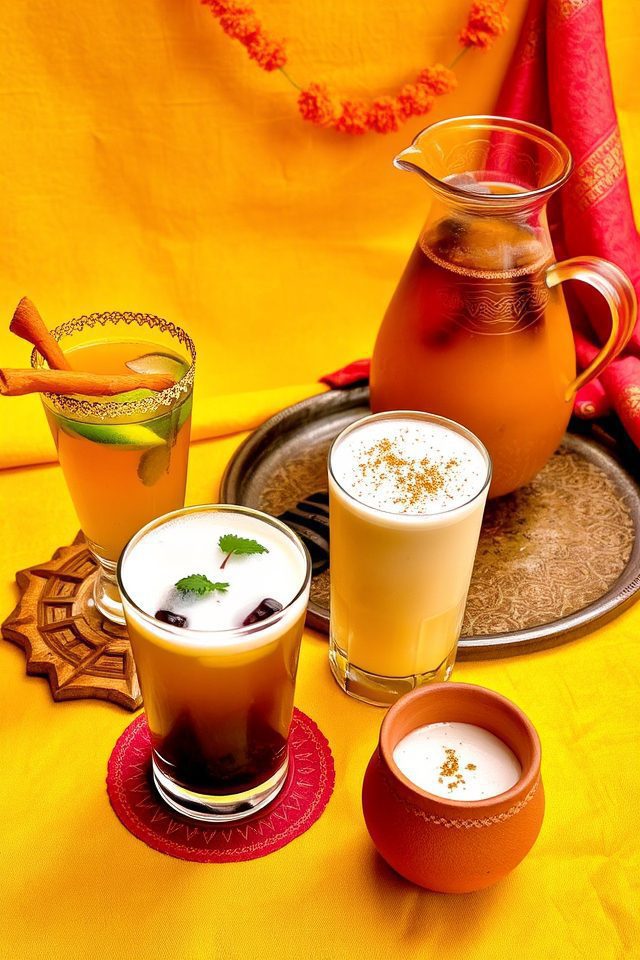 traditional indian festival drinks