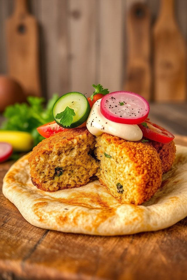 traditional middle eastern falafel