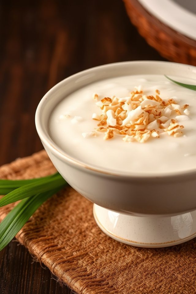 traditional thai coconut dessert