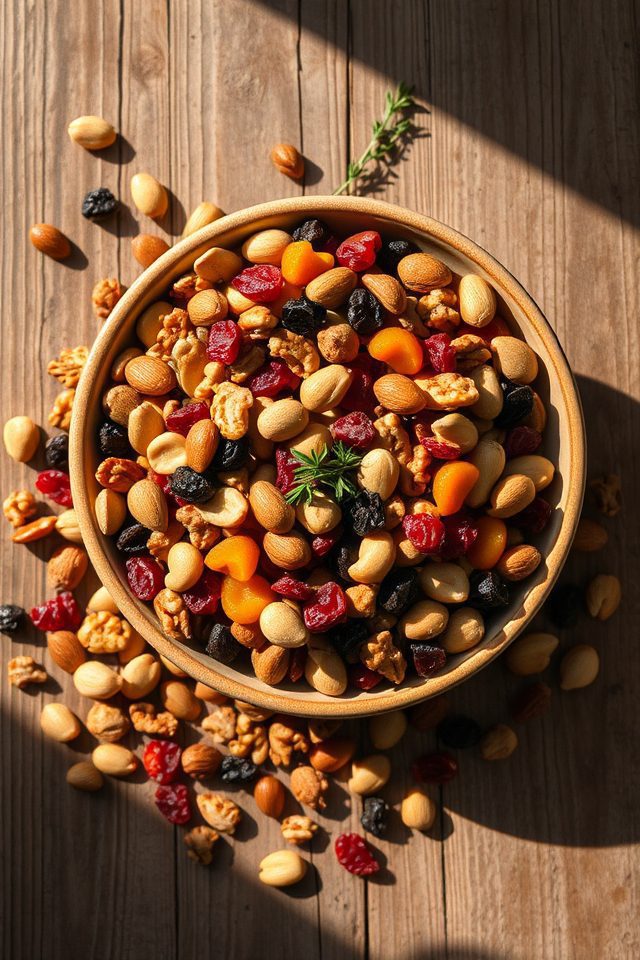 trail mix unsweetened fruit