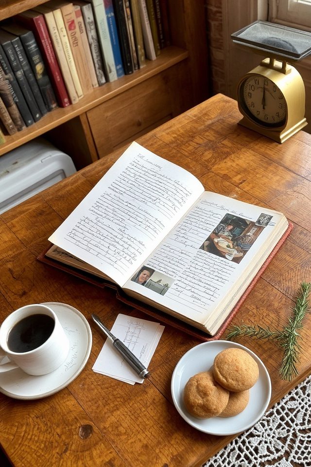 treasured family recipe book