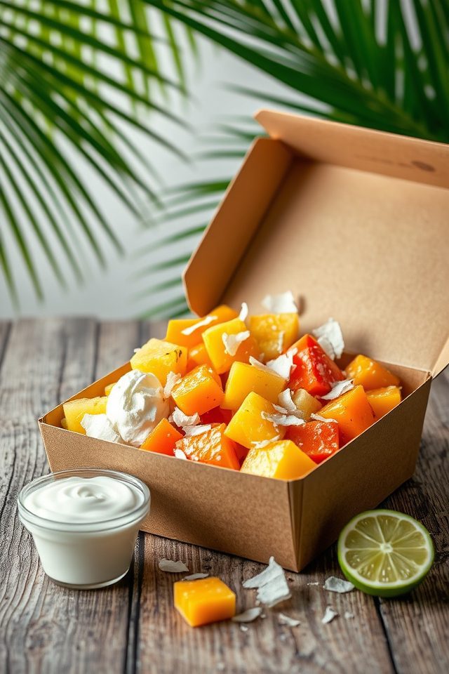 tropical coconut fruit blend