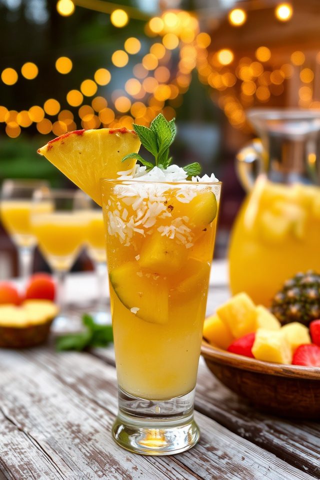 tropical summer party drink