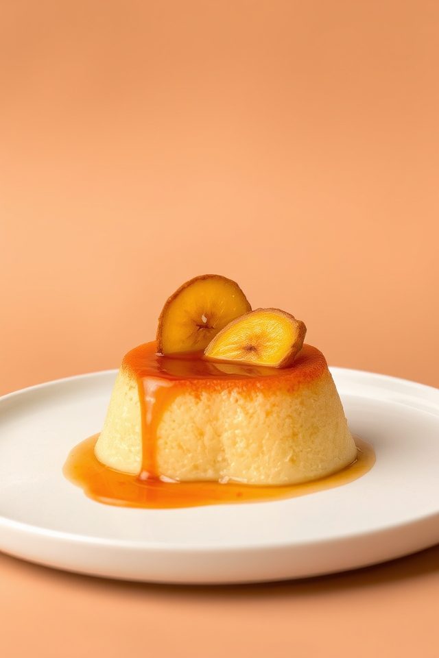 tropical twist on flan