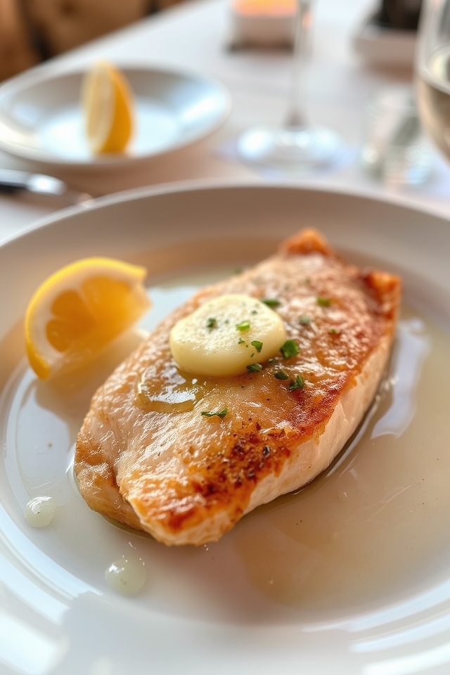 trout with garlic butter
