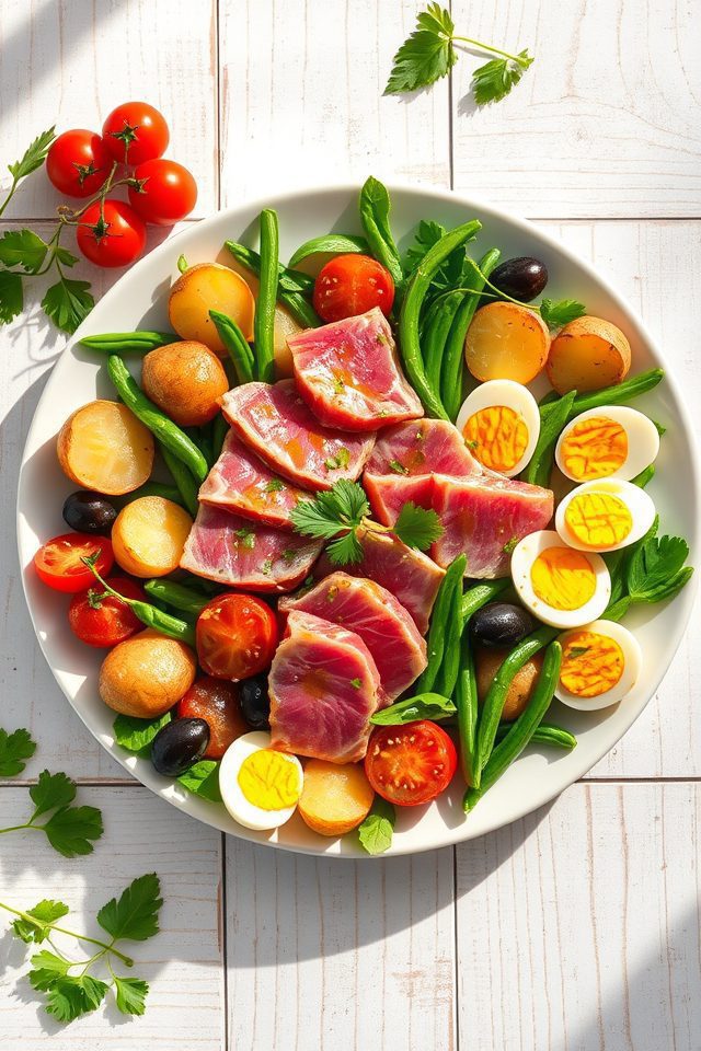 tuna salad with potatoes