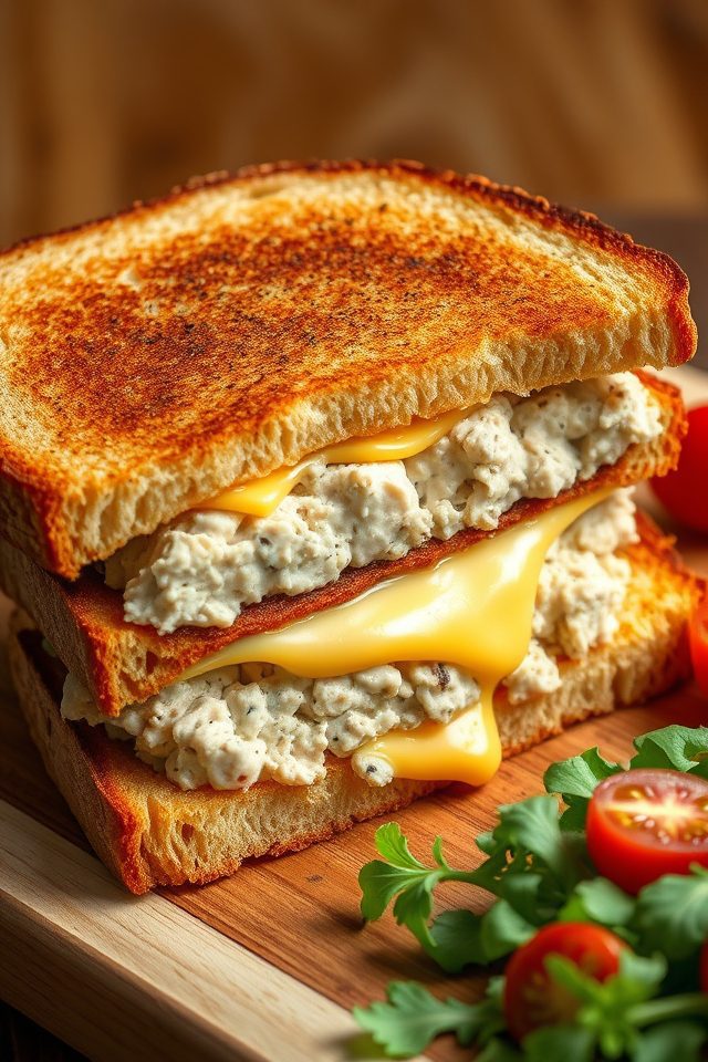 tuna sandwich sourdough bread