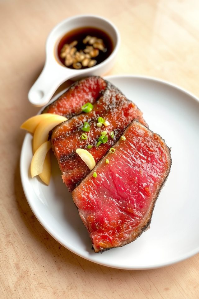 tuna with asian sauce