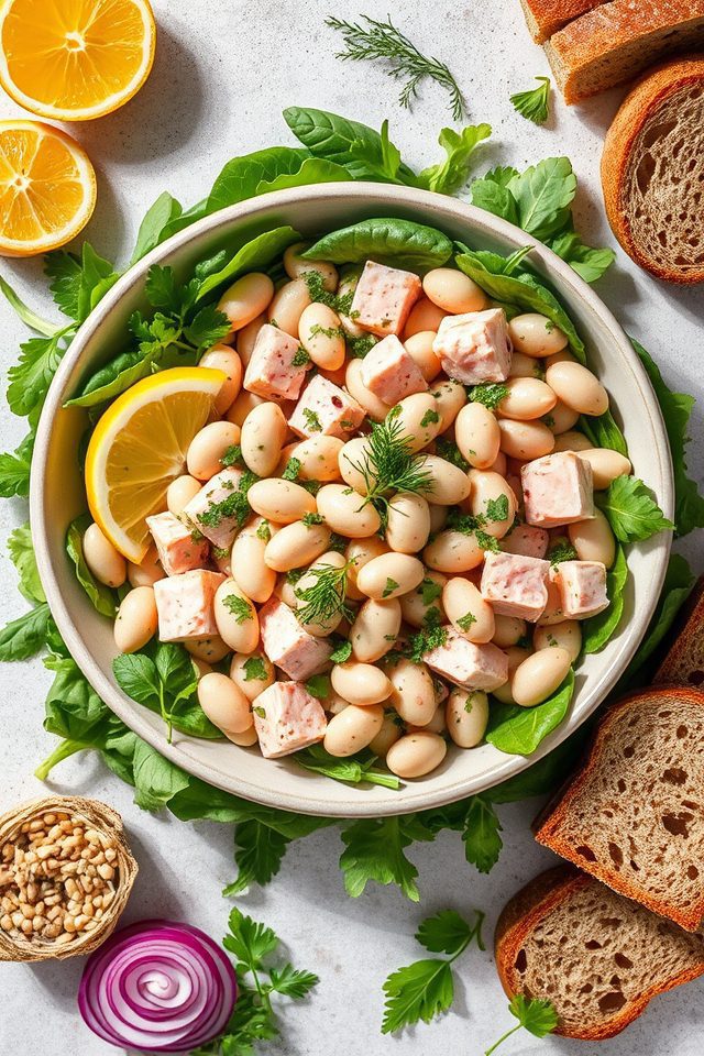 tuna with beans salad