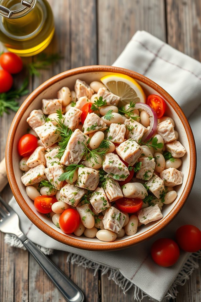 tuna with white beans
