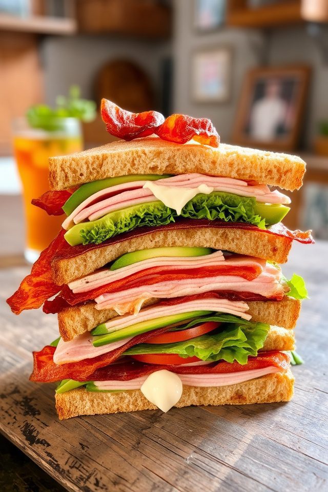 turkey and avocado sandwich
