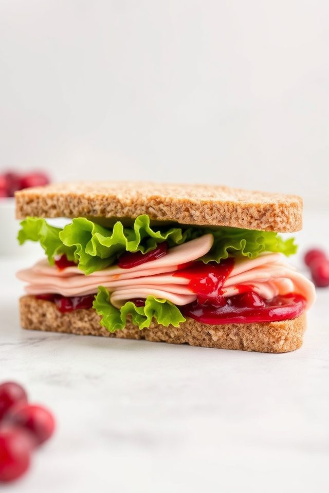 turkey and cranberry sandwich