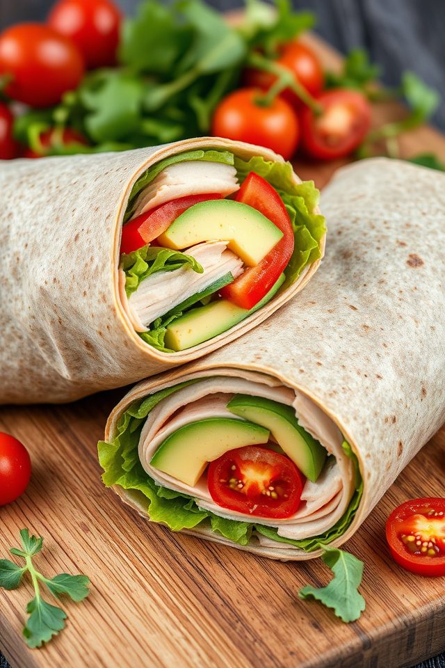 turkey avocado whole wheat