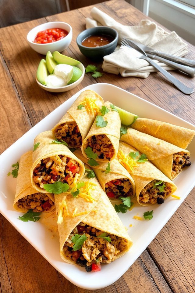 turkey beans hearty burritos