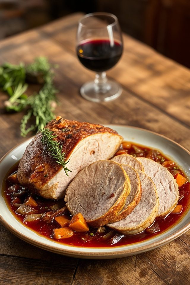 turkey breast red sauce