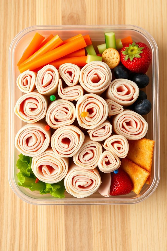 turkey cheese sandwich snack