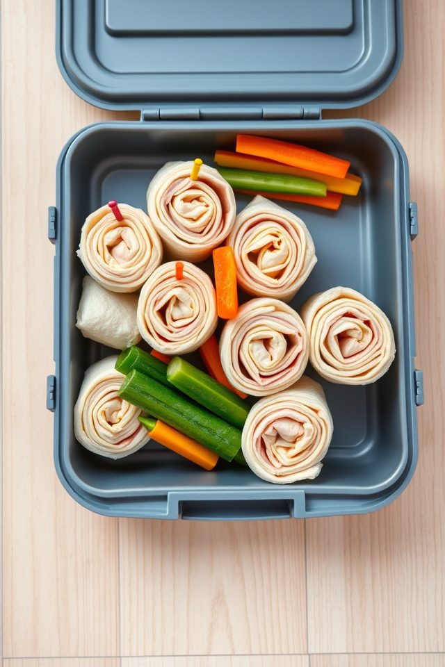 turkey cheese veggie snack