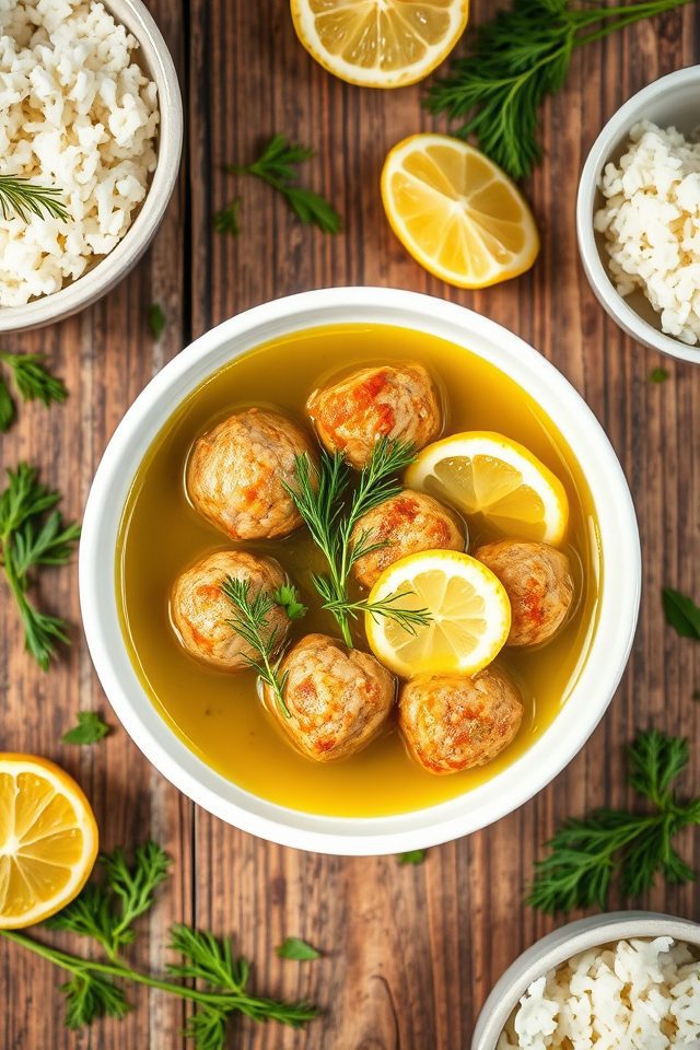 turkey meatballs with dill