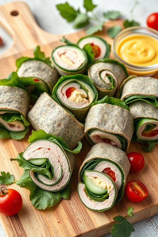 turkey sandwich snack idea