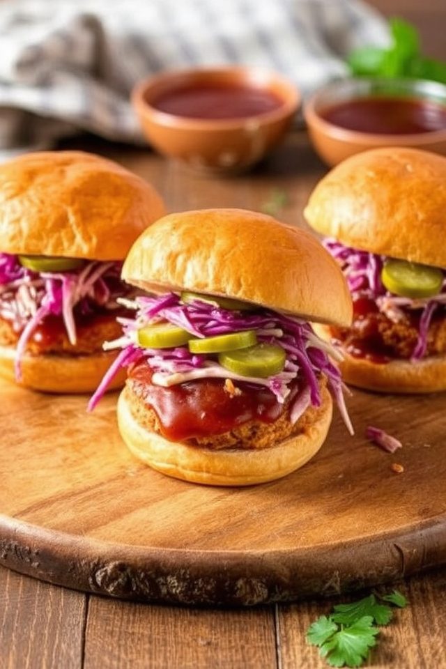 turkey sliders with coleslaw