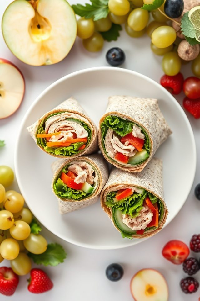 turkey veggie whole wheat