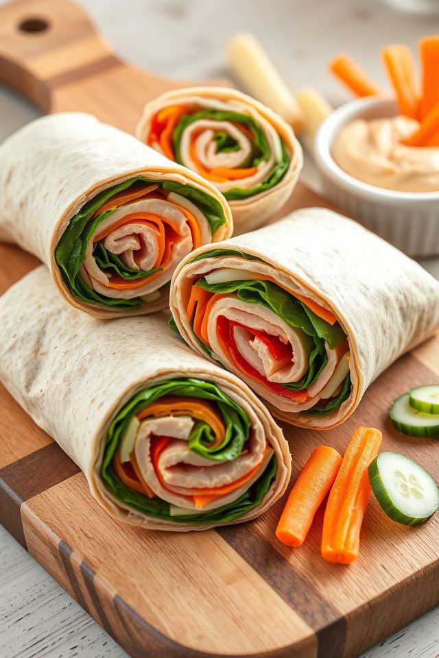 turkey veggie wrap recipe