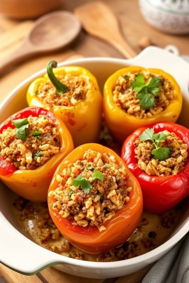 turkish stuffed bell peppers