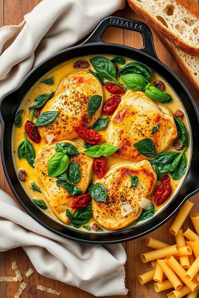 tuscan style creamy chicken