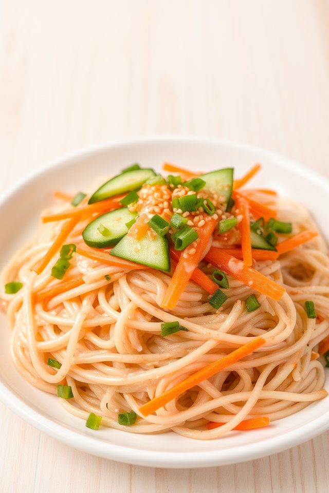 udon noodle sesame salad