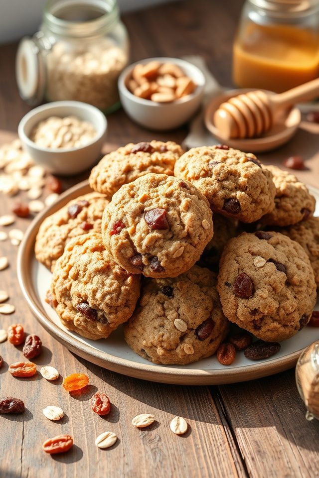 unbaked oatmeal raisin cookies