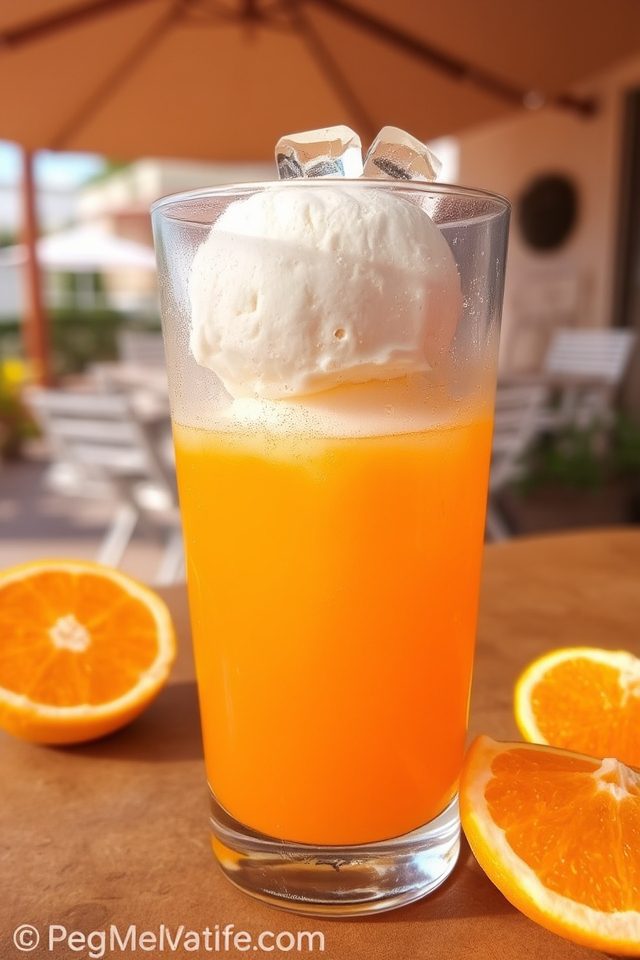 vanilla and orange soda